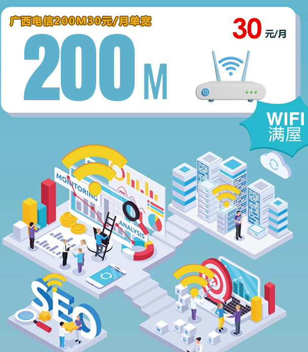 广西电信200M宽带多少钱？30元一个月真的能装吗？