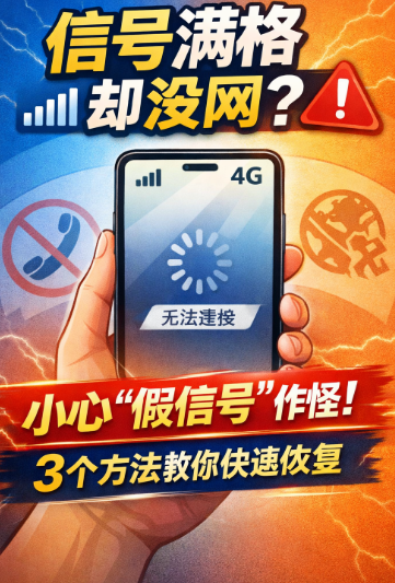 手机信号明明满格,却打不了电话?原因在这里