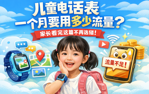孩子手表老是提示流量不够?一文教你选对套餐,不多花一分冤枉钱!