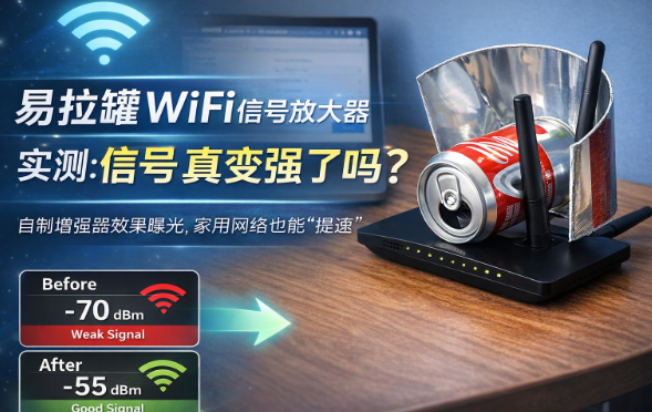 易拉罐放大WiFi信号？有效，但别被误导