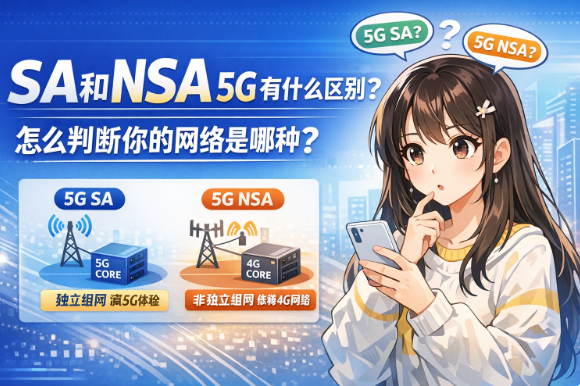SA与NSA到底差在哪?别再被“假5G”忽悠了