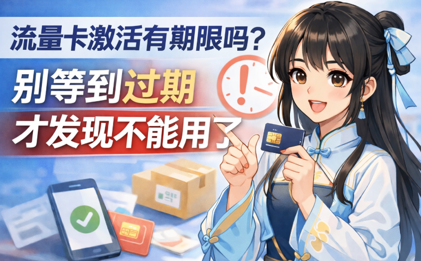 网上办的流量卡多久不激活就失效?很多人都踩坑了