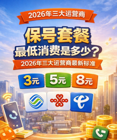 保号套餐最低消费是多少？2026年最新办理教程