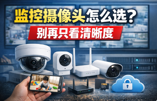 监控摄像头怎么选？别再只看清晰度