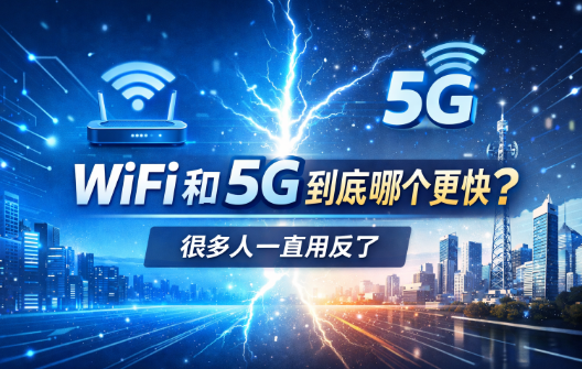 WiFi和5G哪个更快更稳定？一篇讲清楚区别