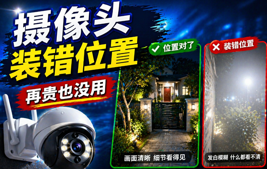 摄像头装错位置，比买错更影响效果