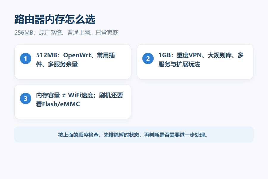 买路由器到底要不要看内存？256MB、512MB、1GB，普通家庭差别有多大