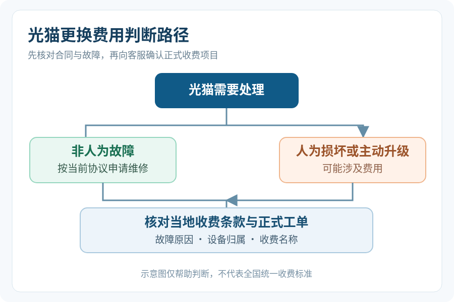 光猫坏了,运营商上门换新要收200元?有些情况根本不用自己掏钱